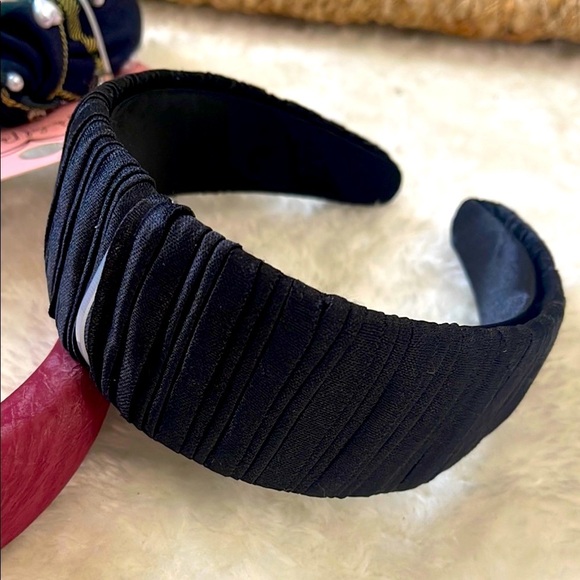 Time and Tru Brown and Red Velvet Hair Band Accessories Bundle - Picture 5 of 6